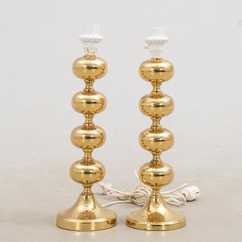 Bordslampor ett par Nafa sent 1900-tal.