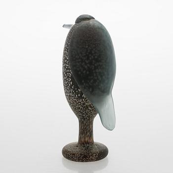 Oiva Toikka, a 'Heron' glass bird, signed O. Toikka Nuutajärvi.