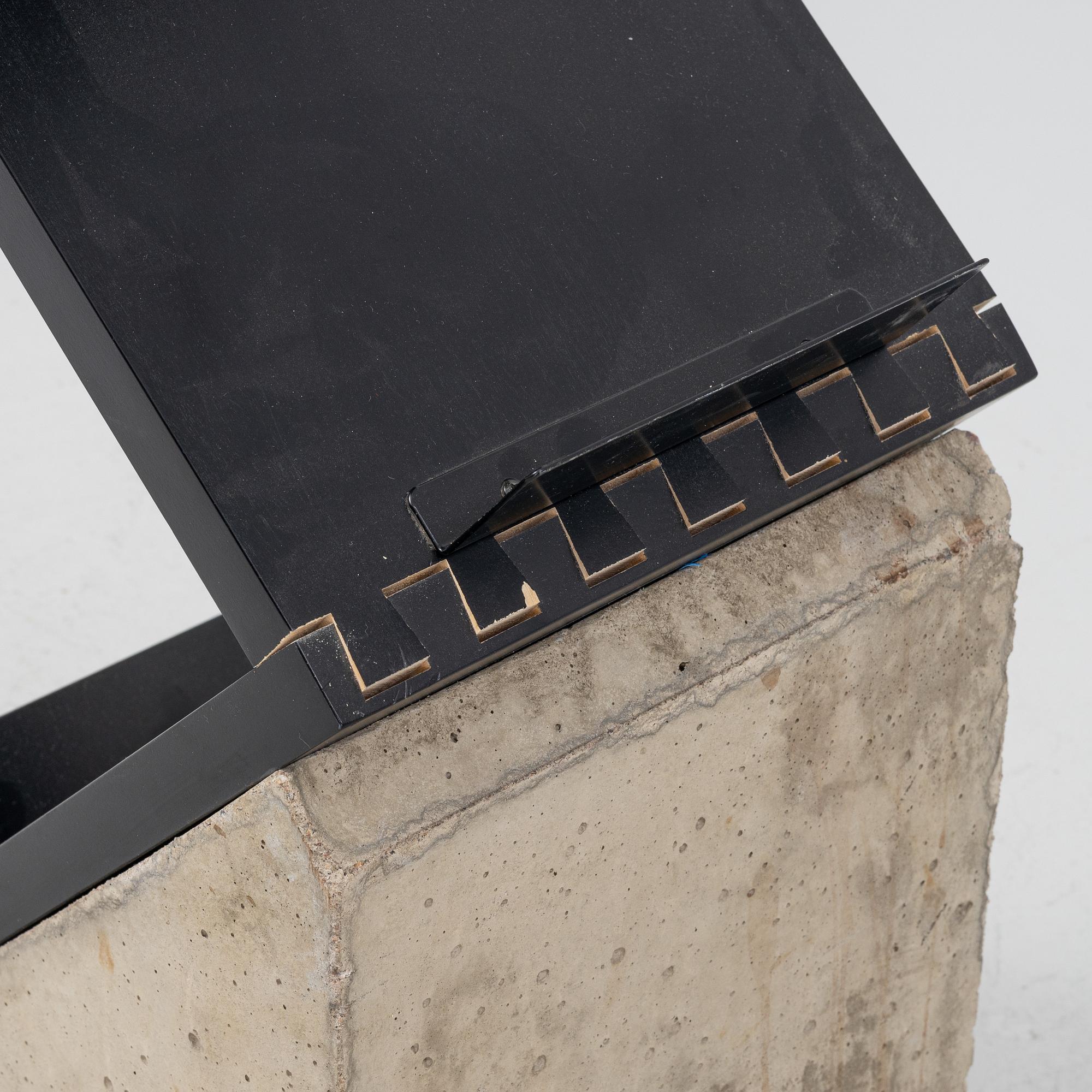 Jonas Bohlin, a 'Zink' shelf, Källemo, designed in 1984.