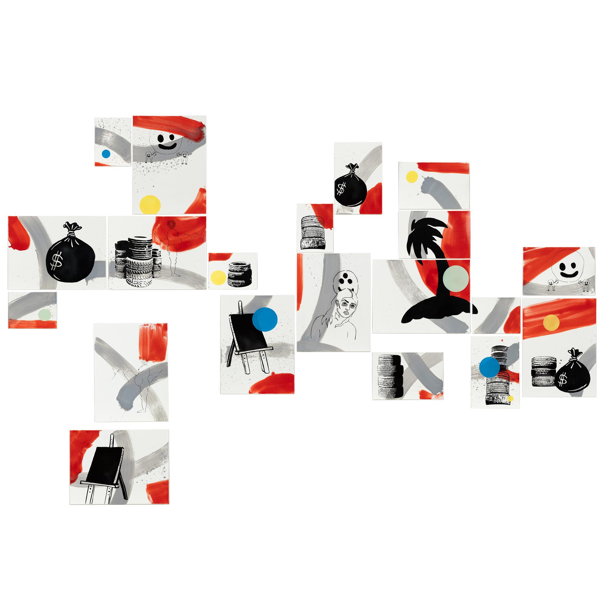 Ingo Vetter, Therese Johansson & Olav Westphalen, 'Collaborative Enamel Painting'.