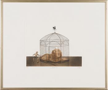 Esa Riippa, etsning och akvatint, signerad och numrerad IV/XXV.