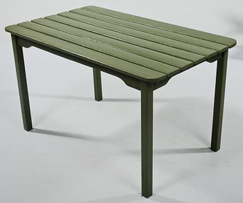 TRÄDGÅRDSMÖBEL, 4 delar, Carl Malmsten för ITA Ingelstaverken AB, 1900-talets andra hälft.