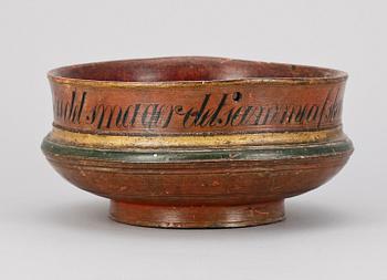 BOLLE, trä, allmoge, Norge, 1800-talets första hälft.