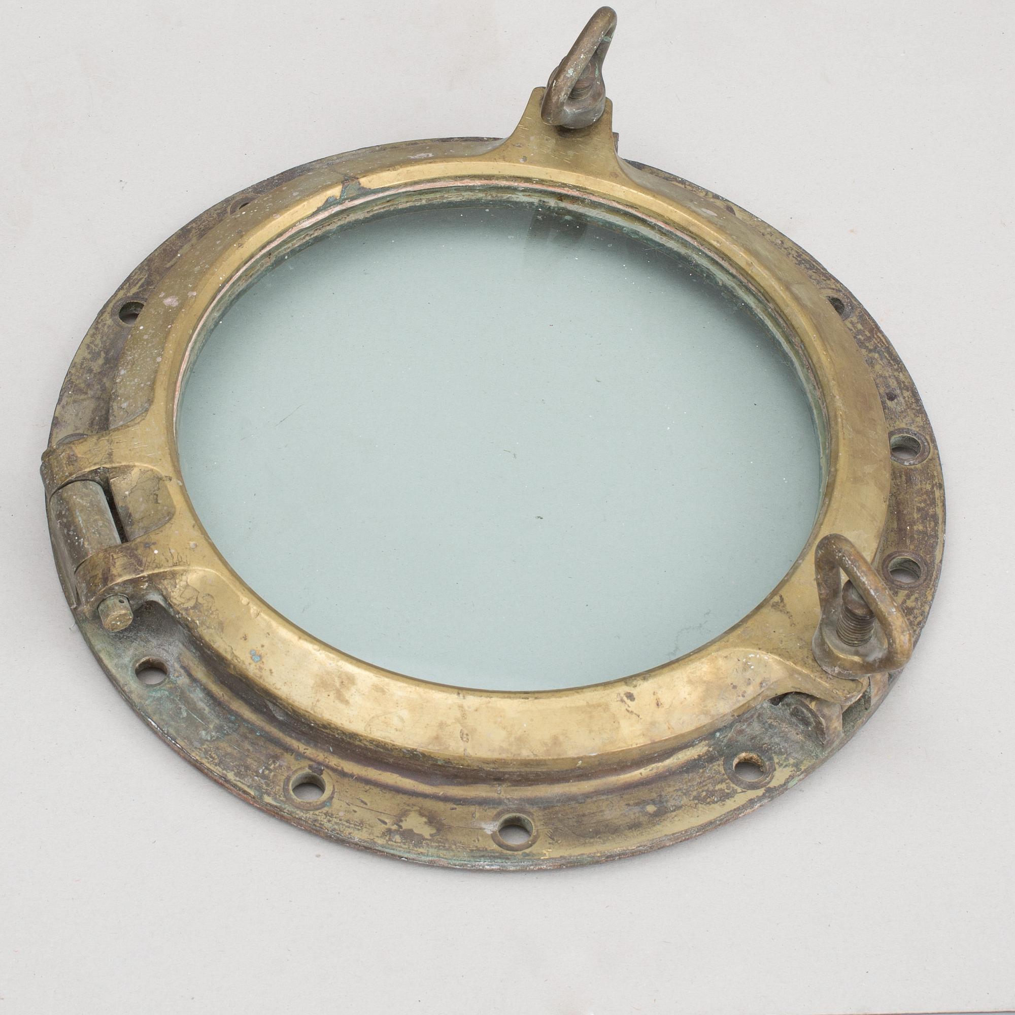 FARTYGSVENTIL, mässing. 1900-tal.