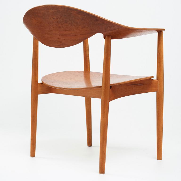 AN AKSEL BENDER MADSEN & EJNER LARSEN, "Metropolitan chair" for Fritz Hansen, Denmark 1950´s.
