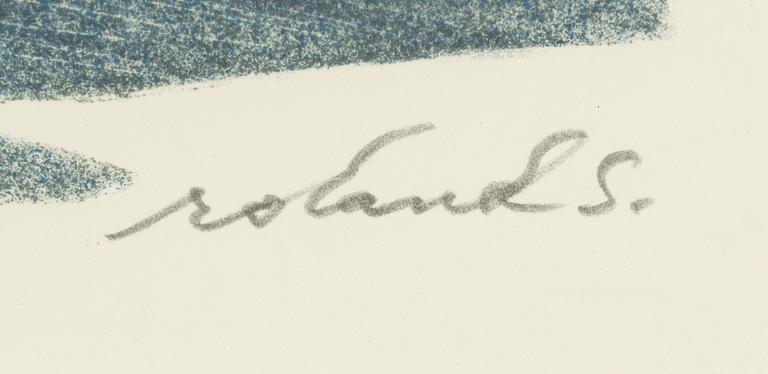 Roland Svensson, lithograph in colours, signed 338/360.