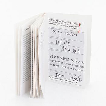 Hermès, Clipper Oval, wristwatch, 27 x 22 mm.