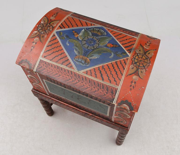 KISTA PÅ BENSTÄLLNING, Lima, 1800-talets mitt.