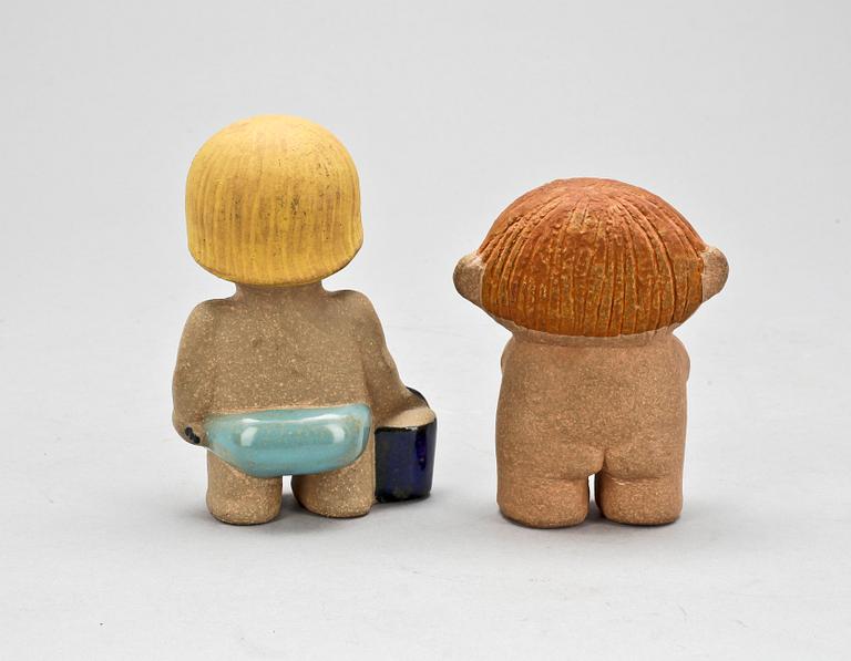 FIGURINER, 2st, stengods, Lisa Larson, Gustavsberg.