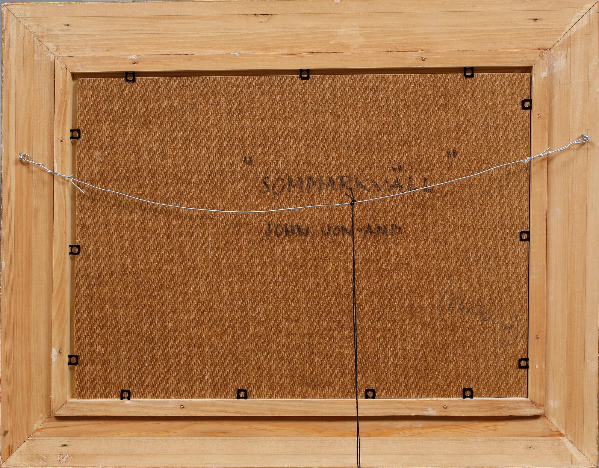 JOHN JON-AND, gouache, stämpelsignerad.