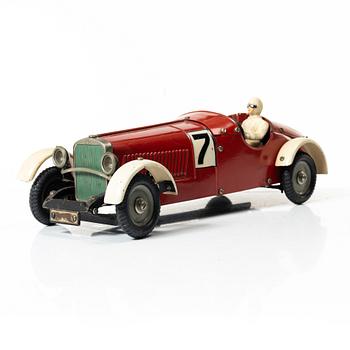 Märklin, racing car, "1101". Germany, 1930s.