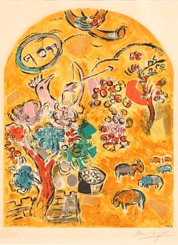 Marc Chagall, lithograph in colors signed and numbered 50/150.