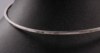 HALSRING, silver, Ray Urban, Stockholm 1973.