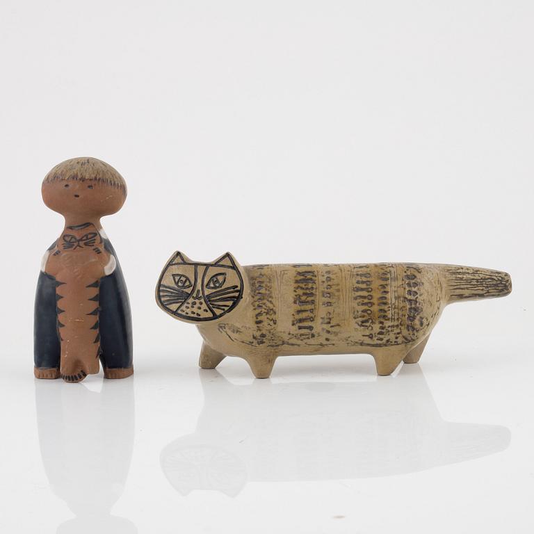 Lisa Larson, figuriner, 2 st, Gustavsberg.