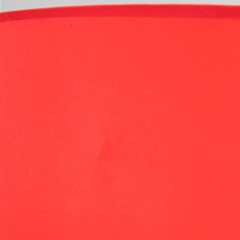 Pöytävalaisinpari malli B-142, Bergboms, 1970/80-luku. Punaiset varjostimet.