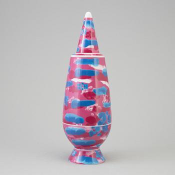 ALESSO MENDINI & ROBERT VENTURI, vase, modell "TAM80", "100% Make Up", nr 91, Alessi, 1992. Märkt 09099.