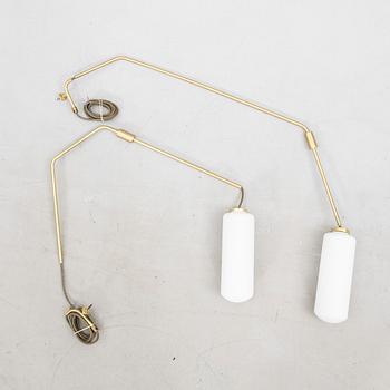 Taklampor, ett par, "Ventus lamp form 2", Frama, Danmark.