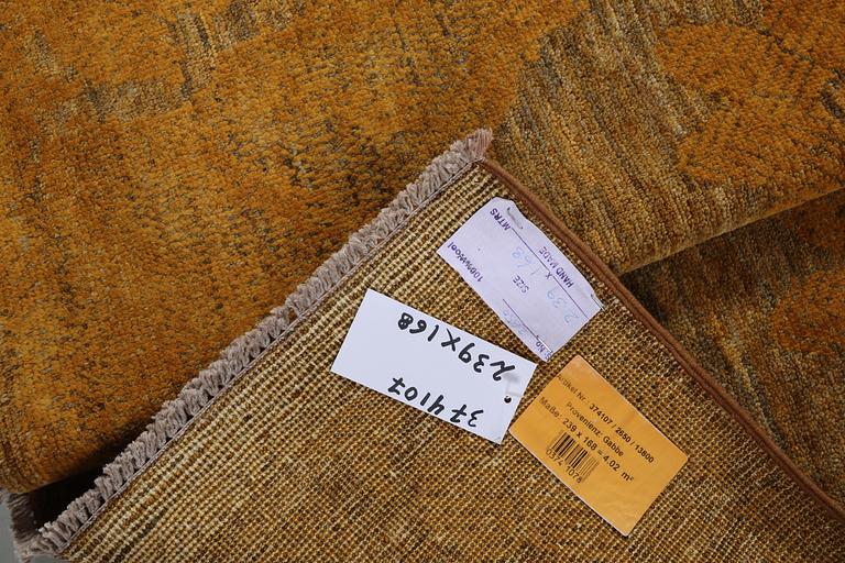 A rug, Gabbeh, modern design, ca 239 x 168 cm.