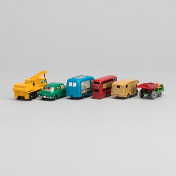 LESNEY MATCHBOX SERIES, 6 st, bland annat Dumper RW 02B-1.