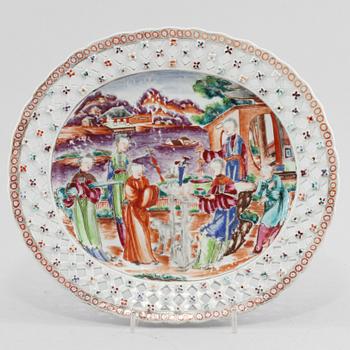 FAT, porslin, Kina, 1800-tal.