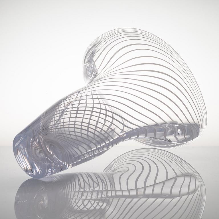 KARI ALAKOSKI, a 'Bipolar' glass sculpture, signed Kari Alakoski 2014. Glass Studio Mafka & Alakoski.