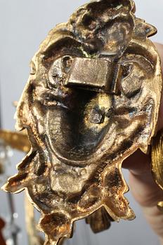 VÄGGAPPLIQUER, ett par, oscarianska, 1800-talets slut.