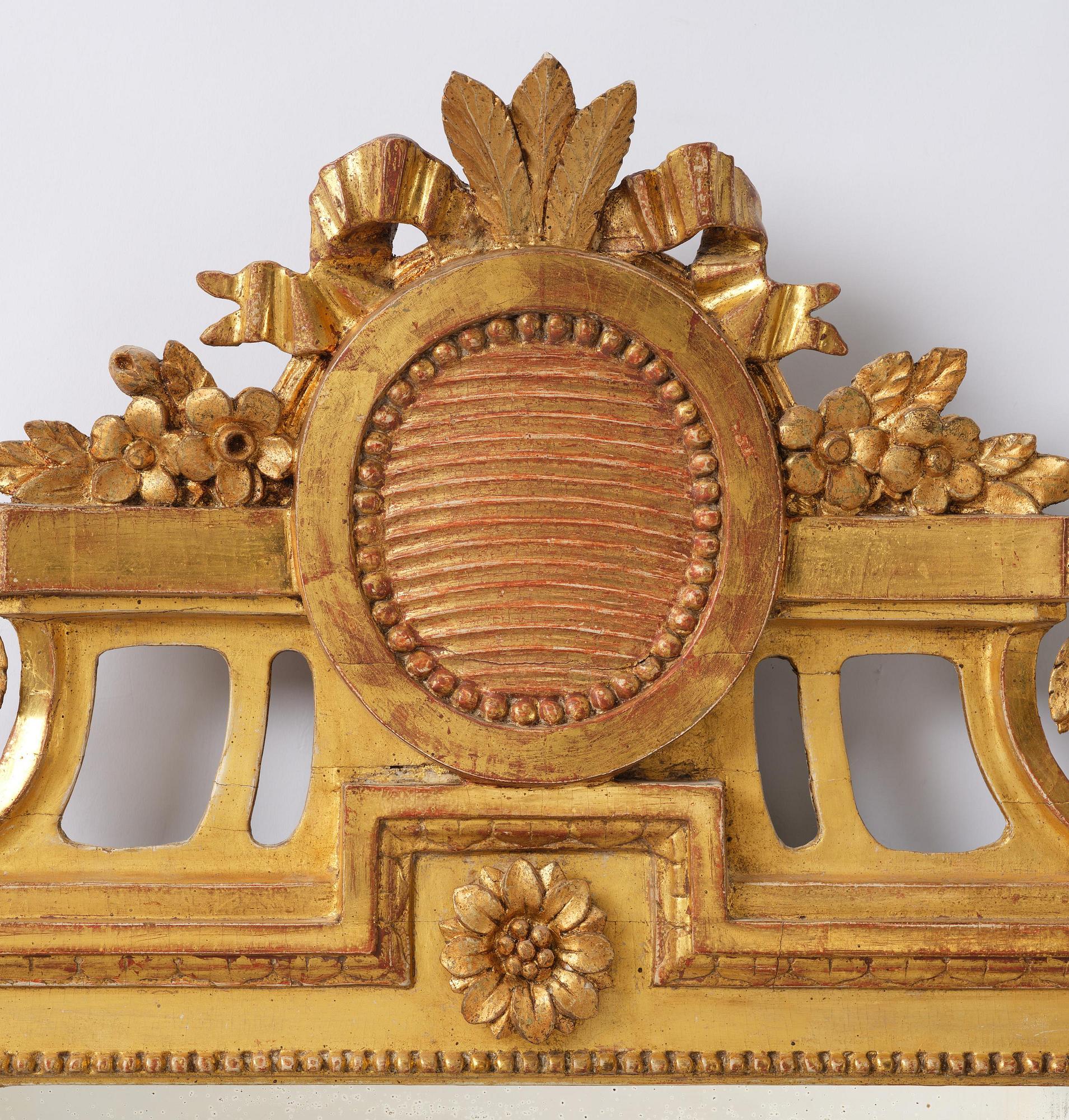 Spegel, av Johan Åkerblad (mästare i Stockholm 1756-99) och Anders Öberg (1781-91), Gustaviansk.