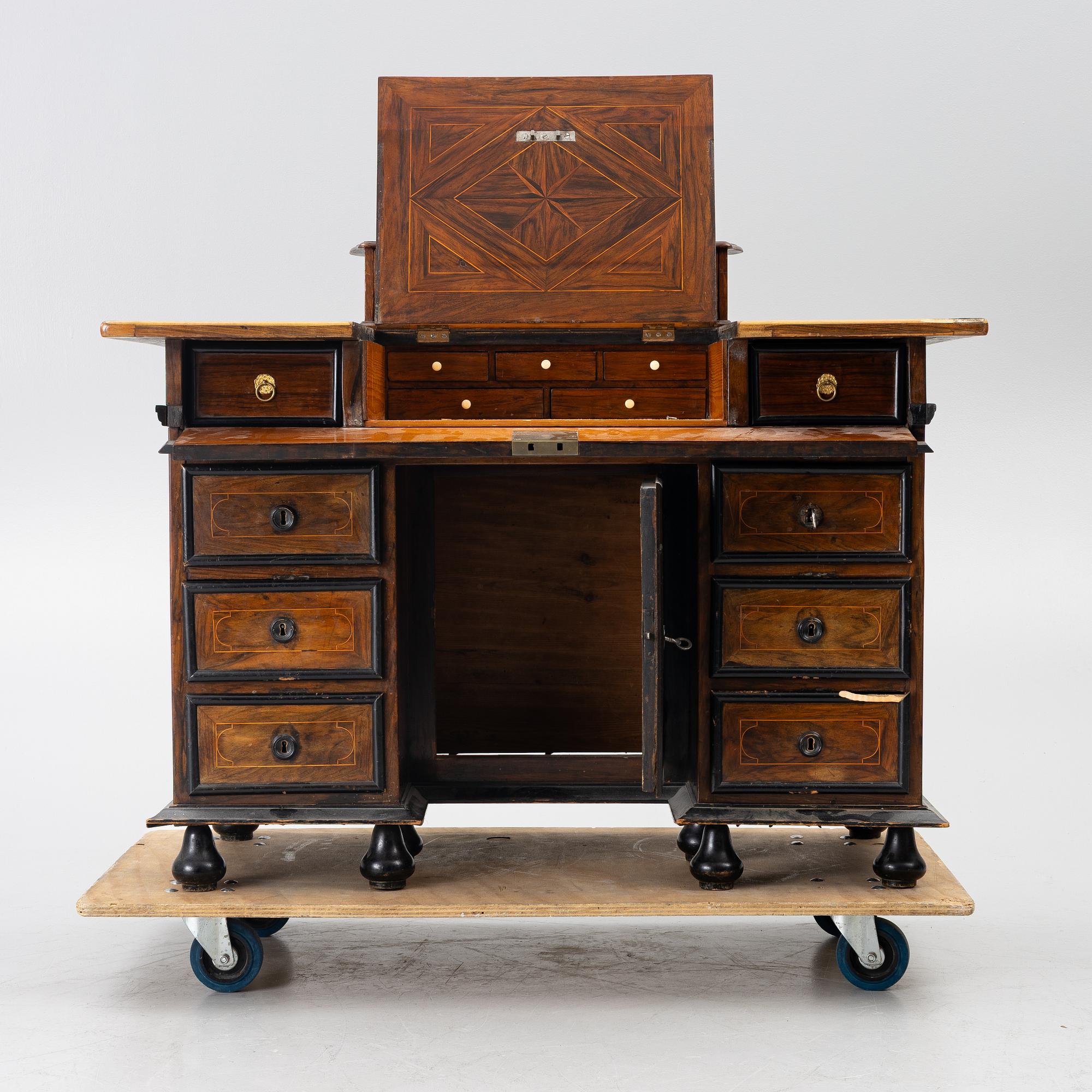 A late-Baroque desk, early 18th century.