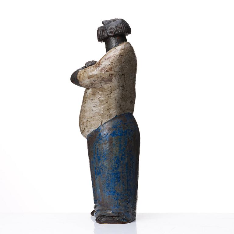 Åke Holm, a stoneware sculpture, 'Pontius Pilate', Höganäs, Sweden 1940-50s.