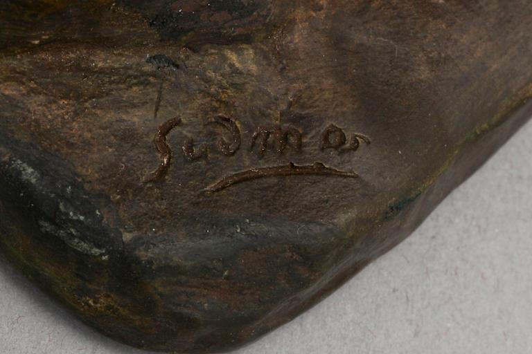 GUDMAR OLOVSON, gips, sign.
