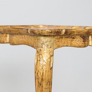 An Italian, mid-20th-century nesting table.