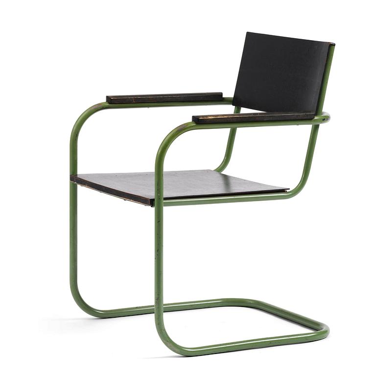 Bröderna Sandbergs Jernmöbelfabrik, armchair, Sandviken, 1930s-40s.