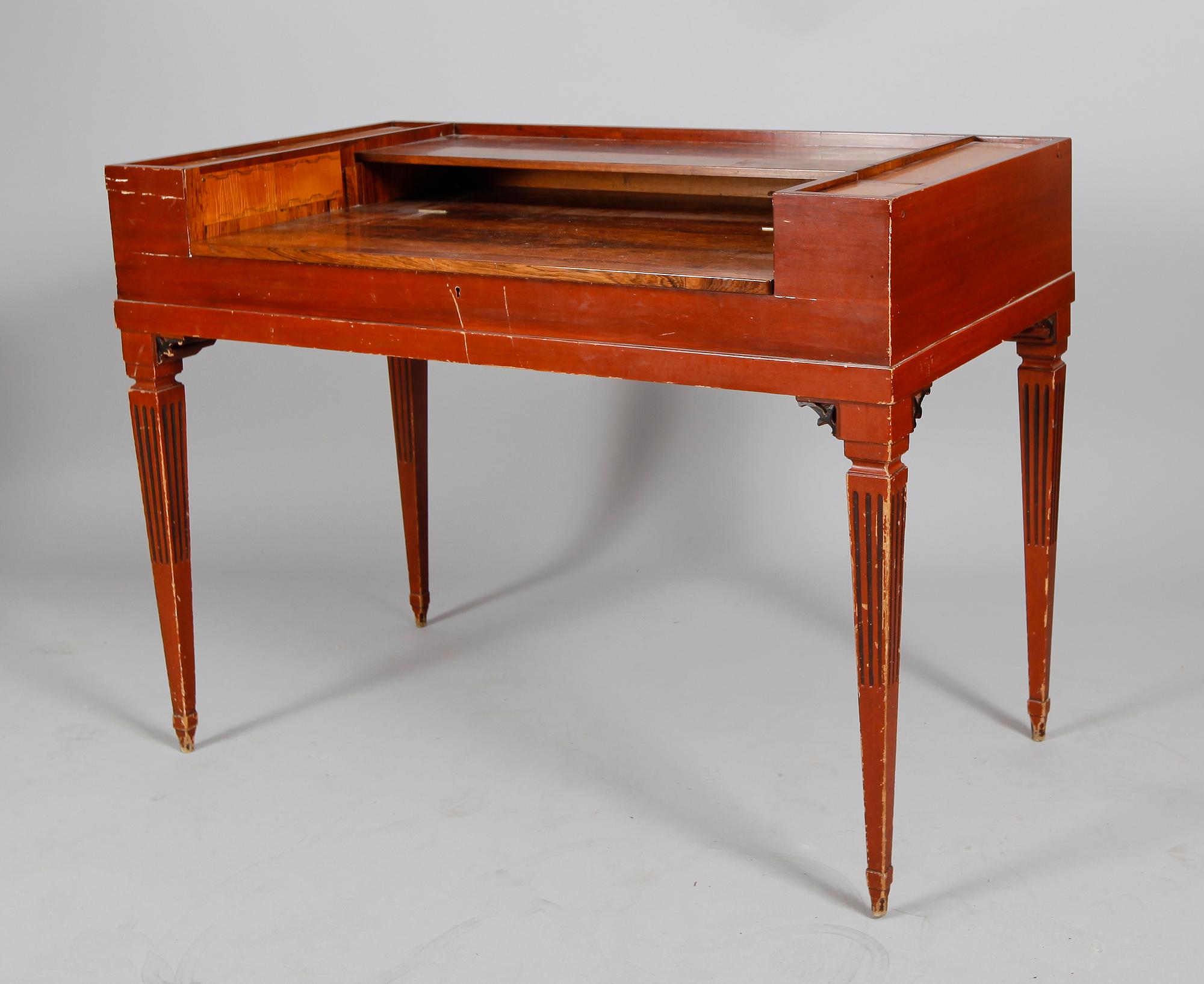 DAMSKRIVBORD, gustaviansk stil, 1800-/1900-tal.