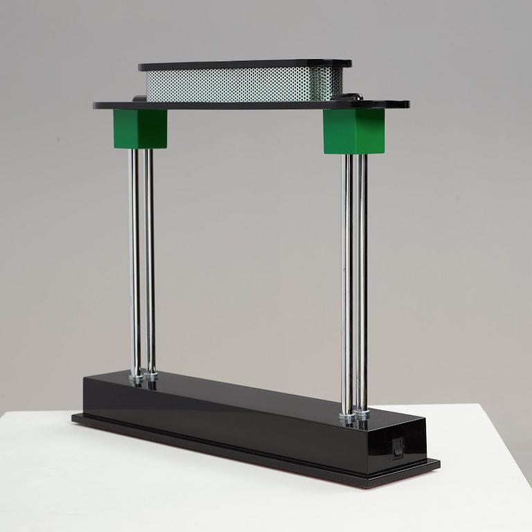 Ettore Sottsass, "Pausania", bordslampa, Artemide, Italien, efter 1983.