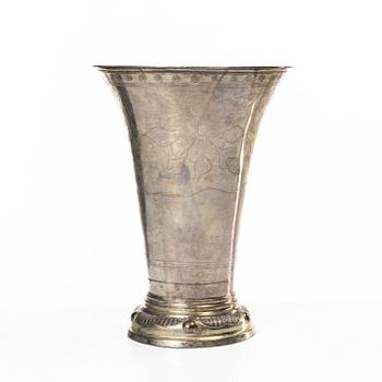 Anders Boström, a silver beaker, Borås, Sweden, 1817.