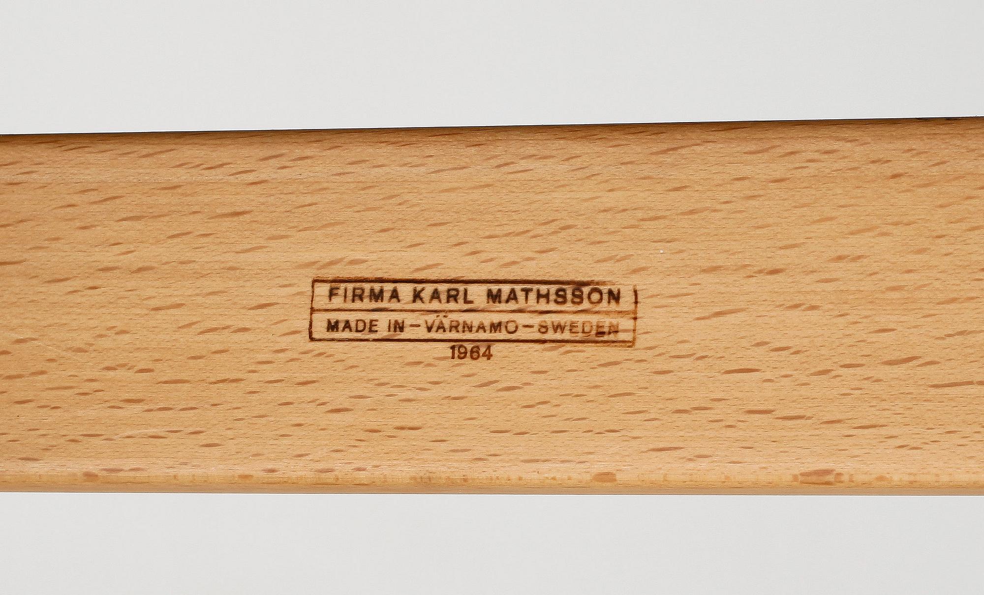 VILSTOL, "Pernilla", Bruno Mathsson, Firma Karl Mathsson 1964.