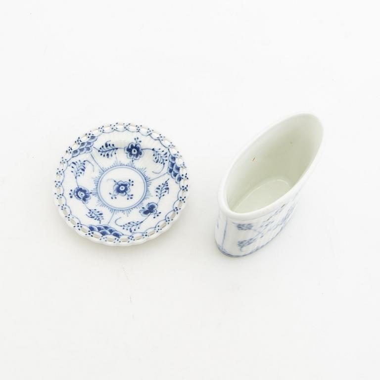 Service, approx. 29 pcs "Blue Fluted" Royal Copenhagen Denmark porcelain.