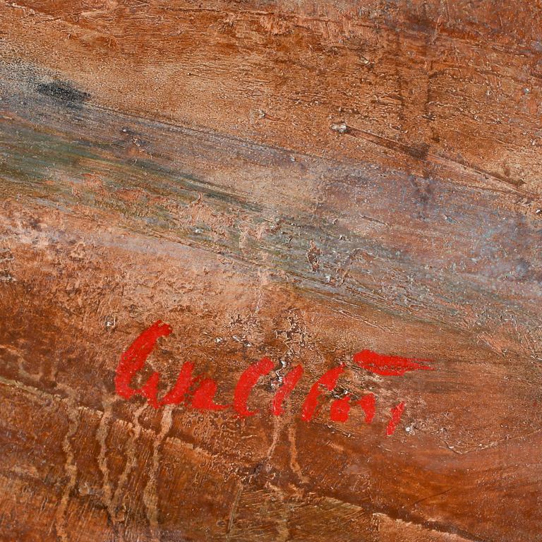 ELLIS WALLIN, olja på duk, sign.