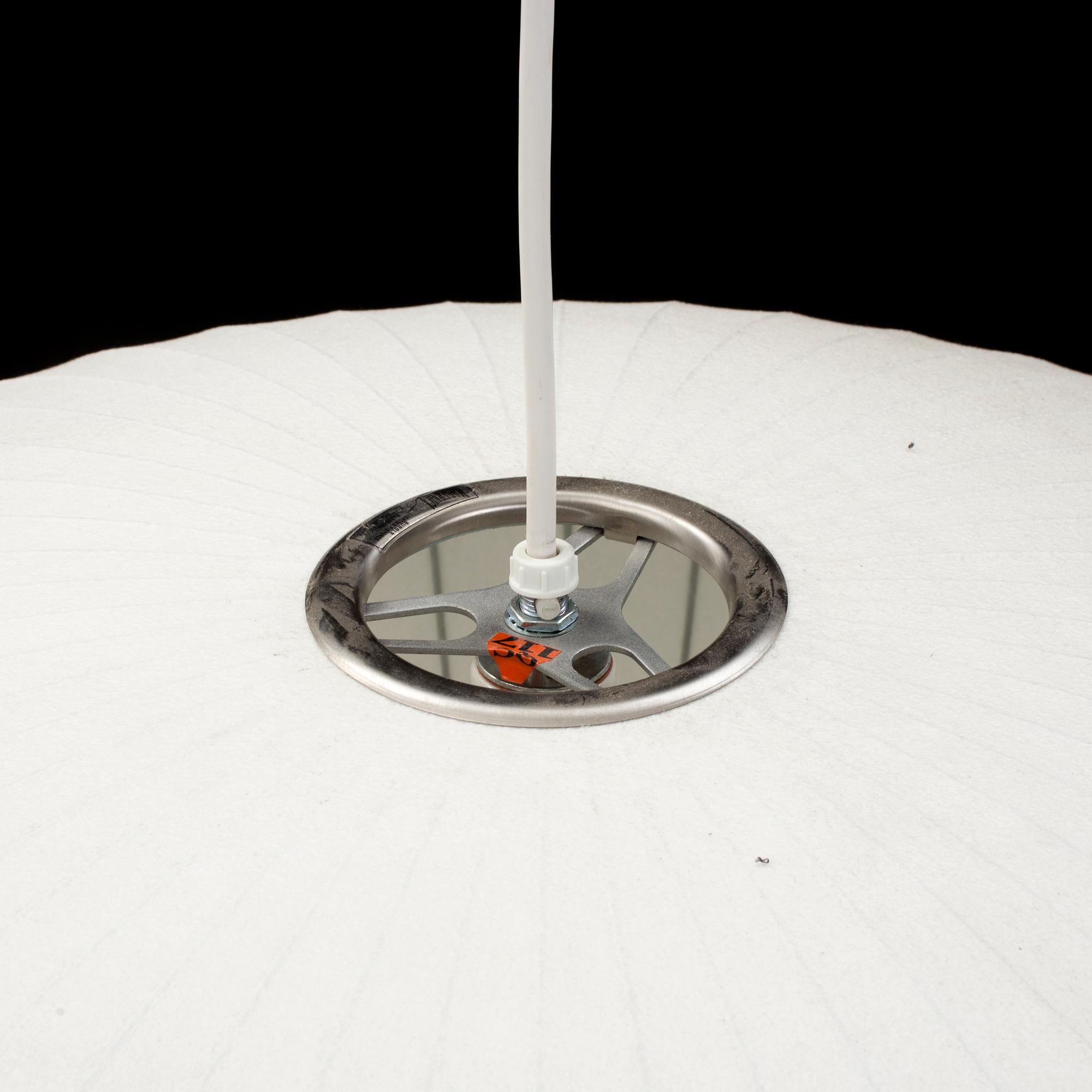 A 'Nelson Saucer Bubble' ceiling light by George Nelson, Herman Miller.