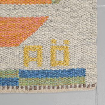 AGDA ÖSTERBERG, a flatweave, signed AÖ, model "Jakobs stege", 224 x 123 cm.