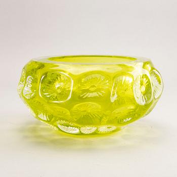 Elna Melusine Jolom, a glass bowl Österlens Glashytta.