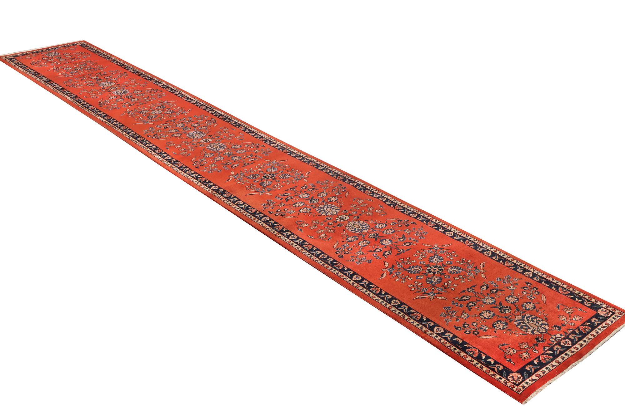 Gallerimatta, Sarouk, ca 632 x 90 cm.