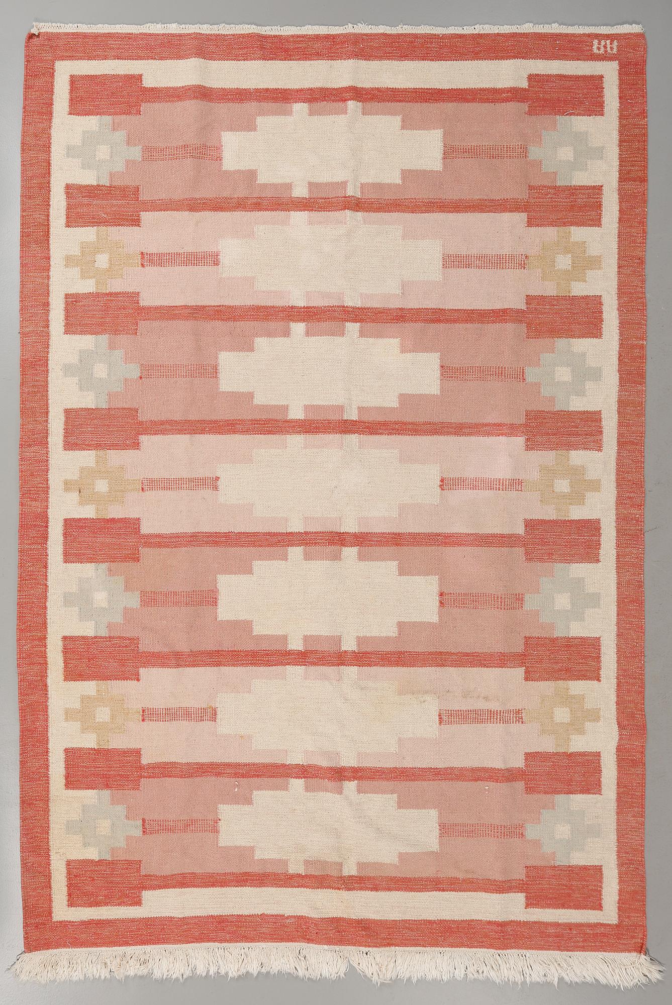 MATTA, rölakan, signerad AA, 1900-talets andra hälft, 280 x 193 cm.