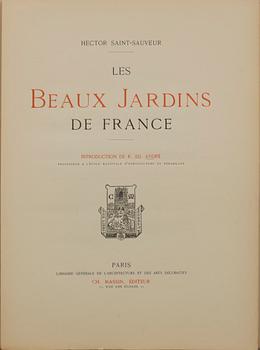 'LES BEAUX JARDIN DE FRANCE', Hector Saint-Sauveur, Paris uå (1921).