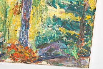 OSCAR HERNANDEZ SORIANO, olja på duk, signerad a tergo.