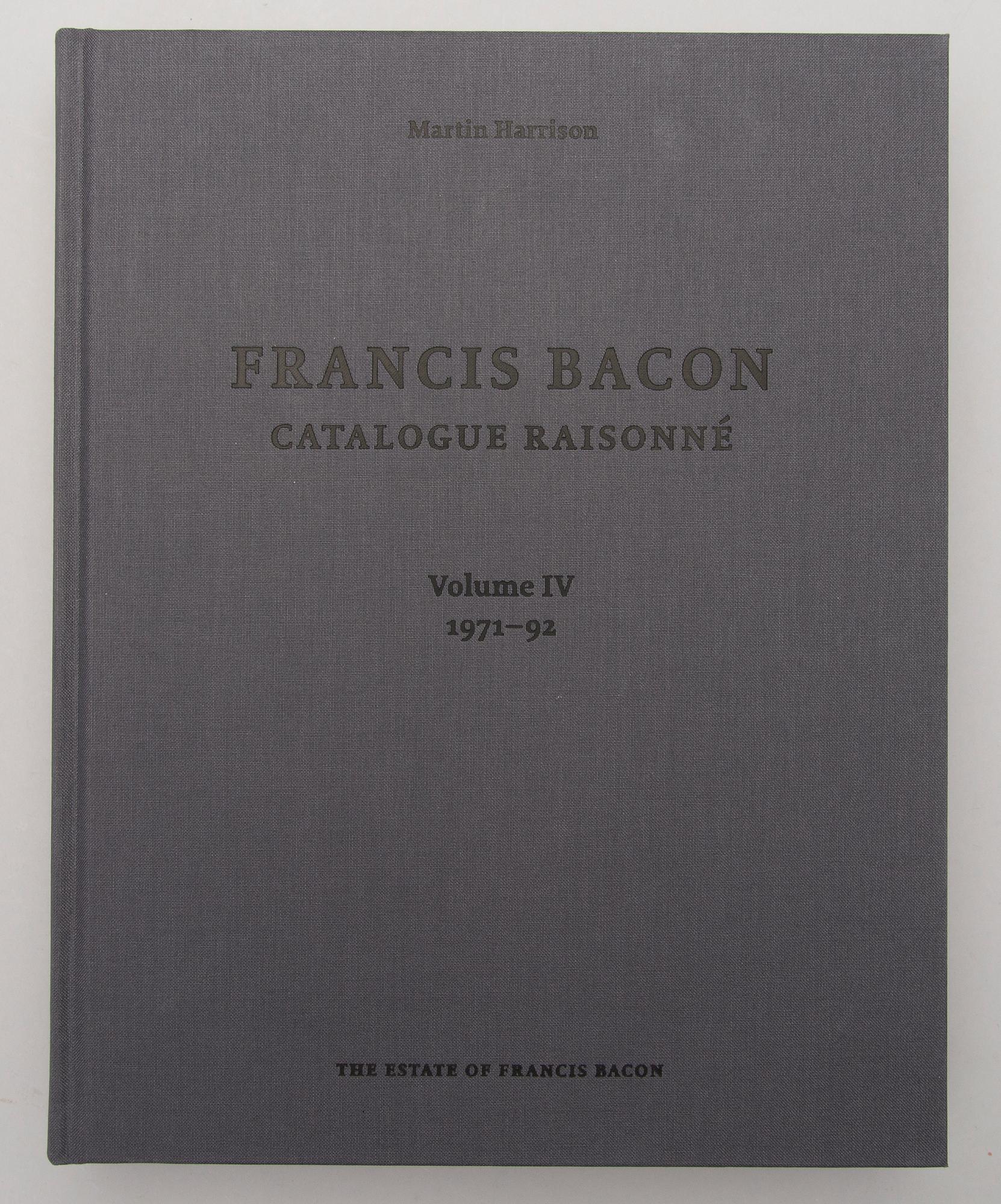 A book series five volumes " "Francis Bacon, Catalogue Raisonné".