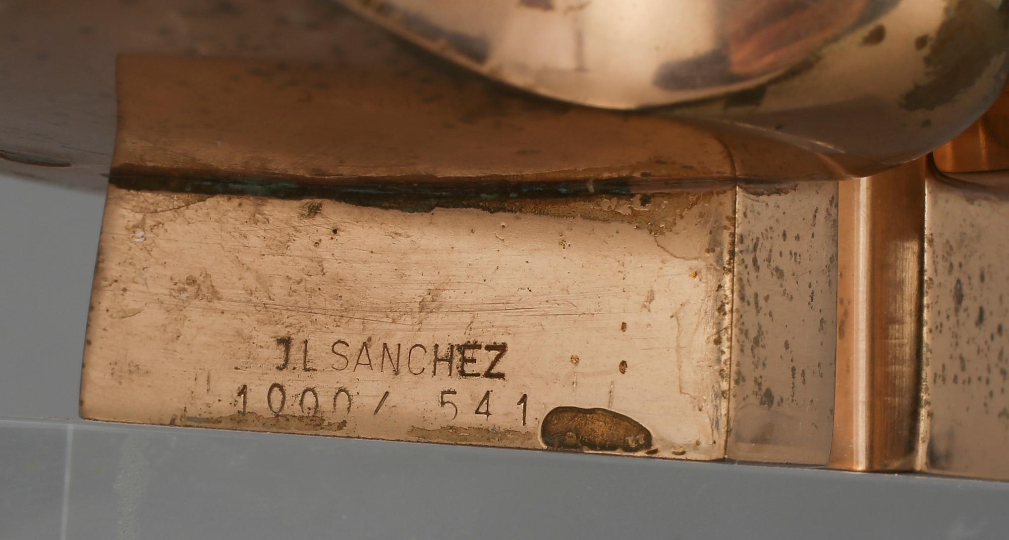 JOSÉ LUIS SANCHEZ, skulptur, brons, stämpelsignerad, numrerad 1000/541.