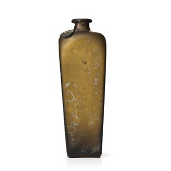 241. A green Dutch Gin bottle, seal from J H Henkes, 19th Century.