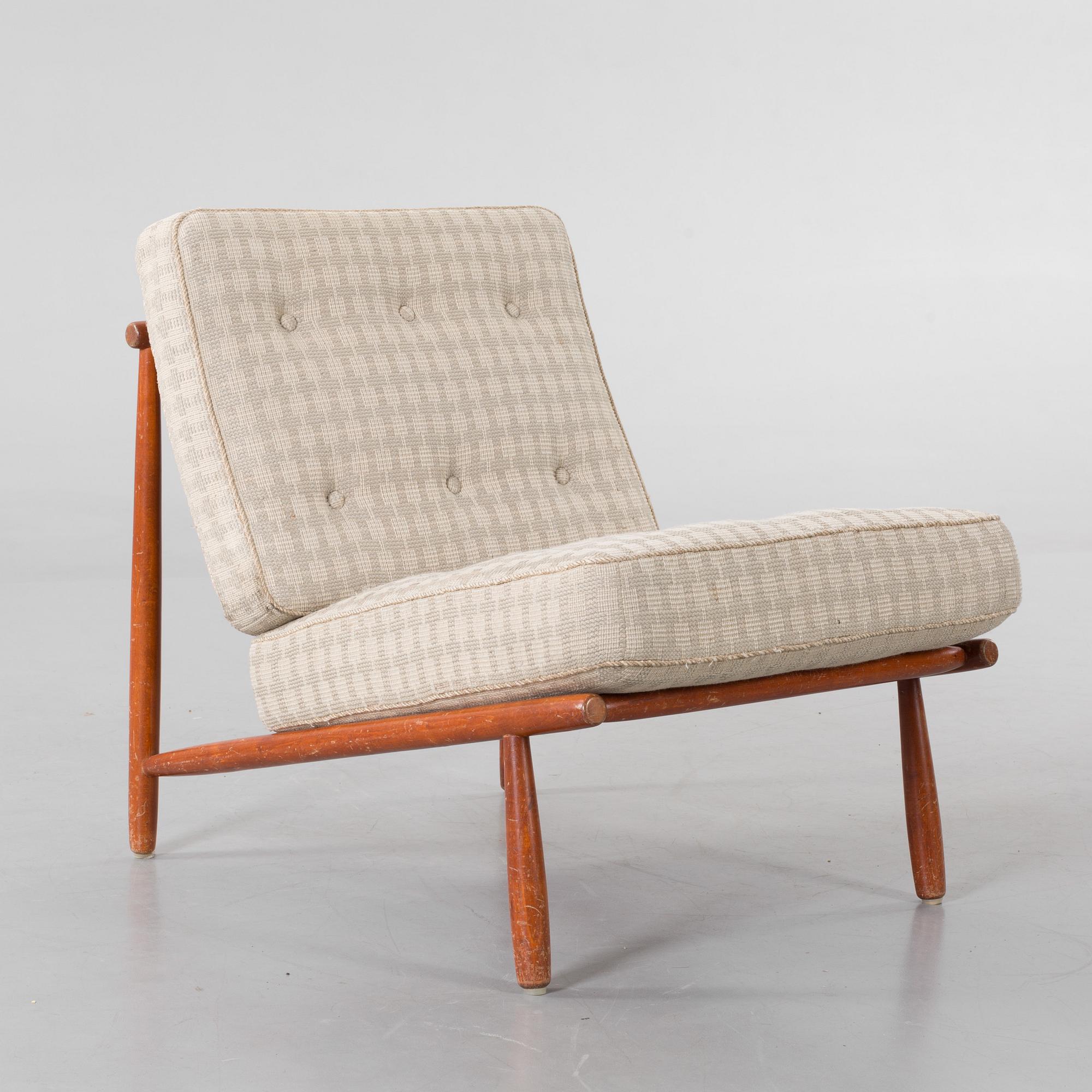 FÅTÖLJ, "Domus", Alf Svensson, Dux, 1950/60-tal.