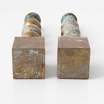 Sigurd Persson, ljusstakar, ett par, "Tre kulor", Firma Svenskt Tenn.